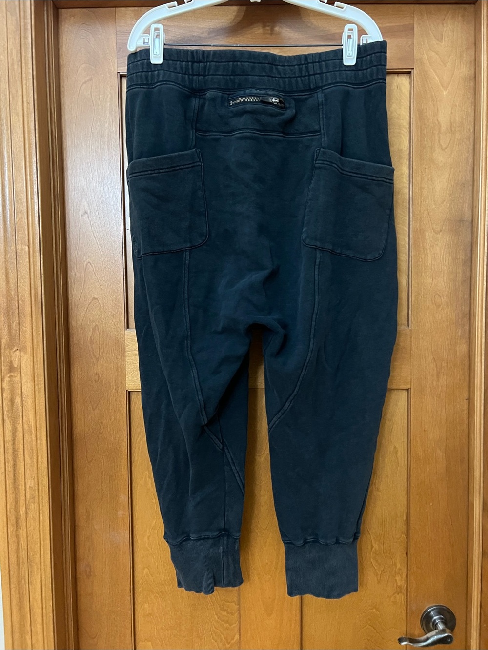 Free People June Bug Cargo Sweatpants Blue Gray Size Large - Picture 6 of 11